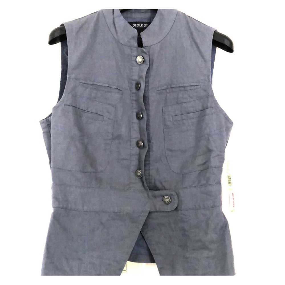 Ideology button up vest